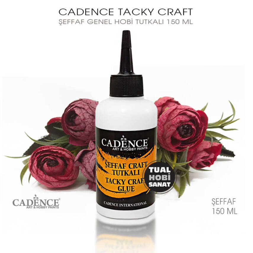 Cadence Tacky Craft Şeffaf Hobi Tutkalı 150 ml - 2