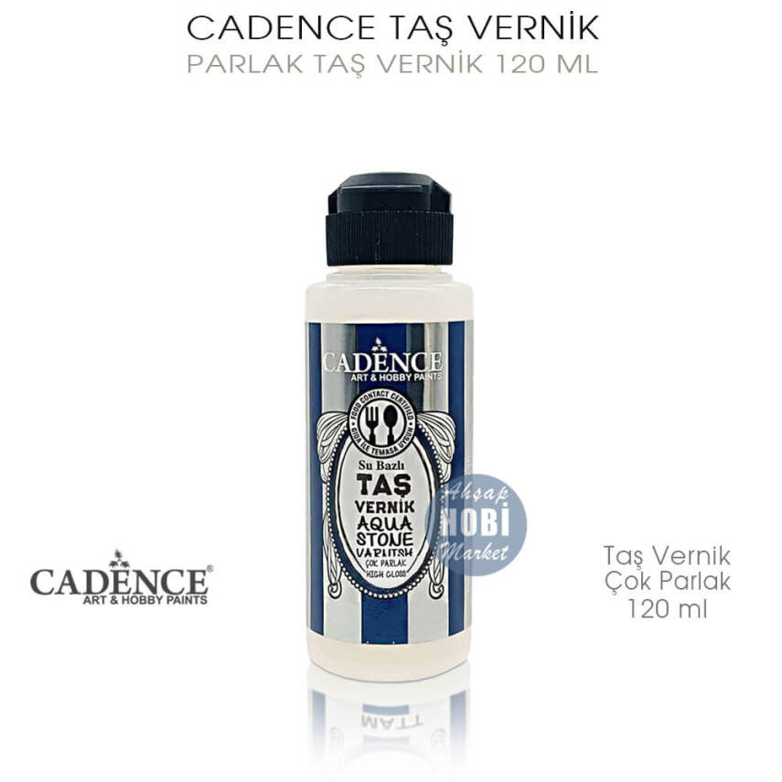 Cadence Taş Vernik Çok Parlak 120 ml - 1