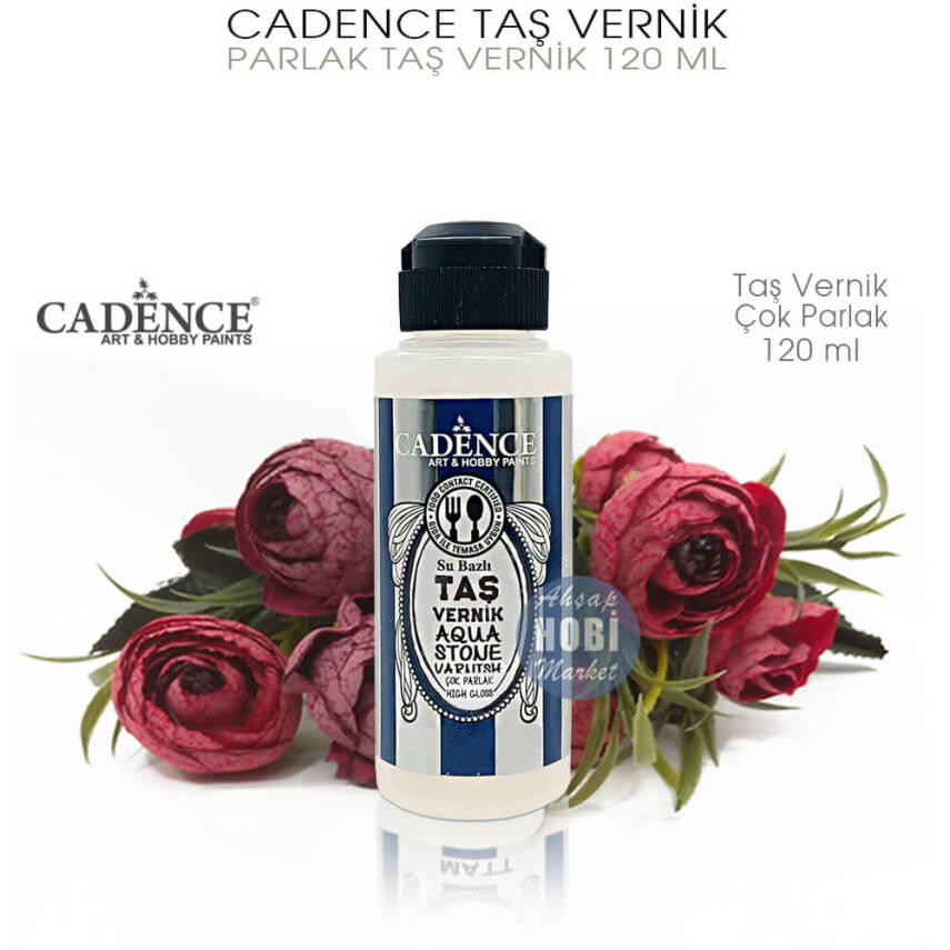 Cadence Taş Vernik Çok Parlak 120 ml - 2