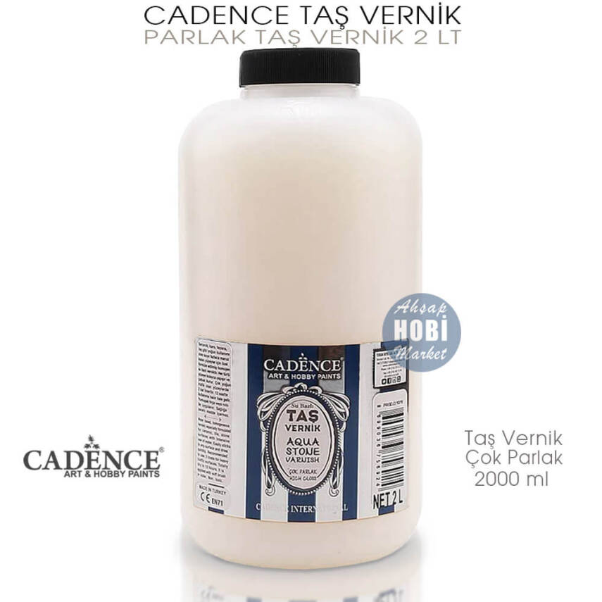 Cadence Taş Vernik Çok Parlak 2000 ml (2 Litre) - 1