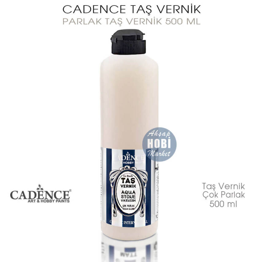 Cadence Taş Vernik Çok Parlak 500 ml - 1