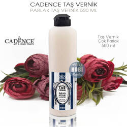 Cadence Taş Vernik Çok Parlak 500 ml - Cadence (1)