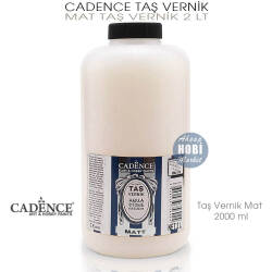 Cadence Taş Vernik Mat 2000 ml (2 Litre) - Cadence