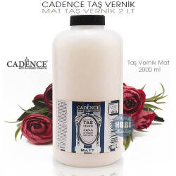 Cadence Taş Vernik Mat 2000 ml (2 Litre) - Cadence (1)