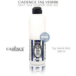 Cadence Taş Vernik Mat 500 ml - Cadence