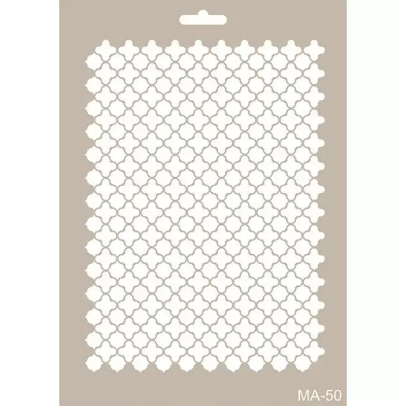 Cadence Tel Desenli Stencil Şablon MA50 - 1