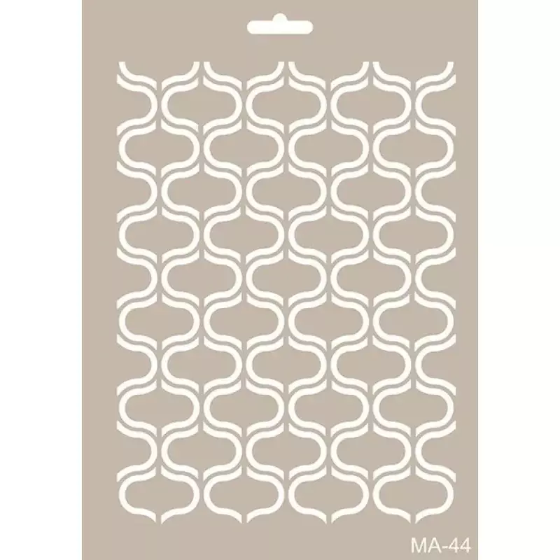 Cadence Tel Örgü Motifli Stencil Şablon MA44 - 1