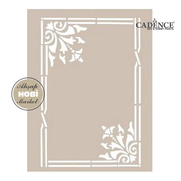Cadence Tepsi Desenli Stencil Şablon AS411 - 1