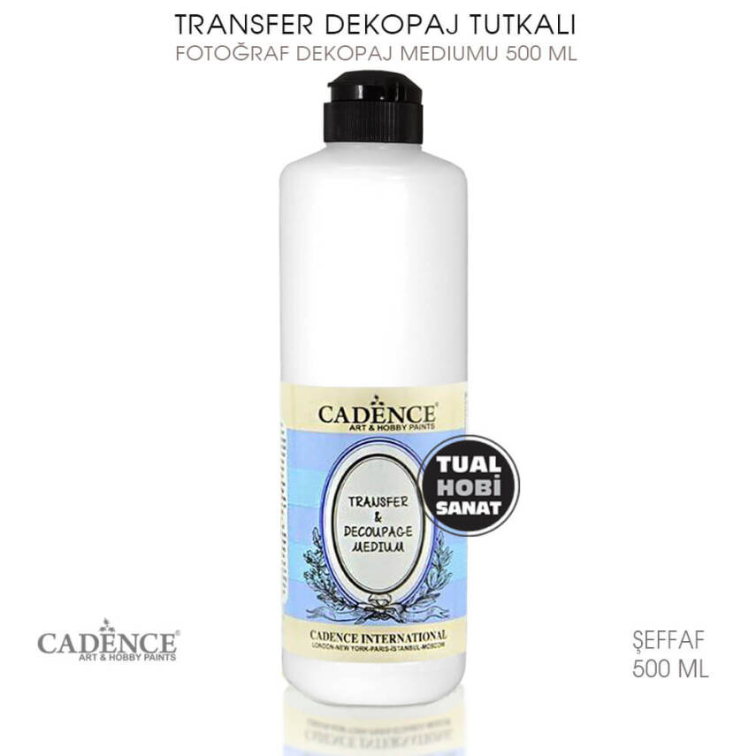 Cadence Transfer Dekopaj Tutkalı 500 ml - 1