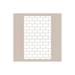 Cadence Tuğla Desenli Stencil Şablon AS486 - Cadence