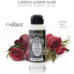 Cadence Ultimate Glaze Kalın Sır Vernik Mat 120 ml - Cadence (1)