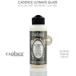 Cadence Ultimate Glaze Kalın Sır Vernik Parlak 120 ml - Cadence
