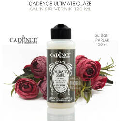 Cadence Ultimate Glaze Kalın Sır Vernik Parlak 120 ml - Cadence (1)