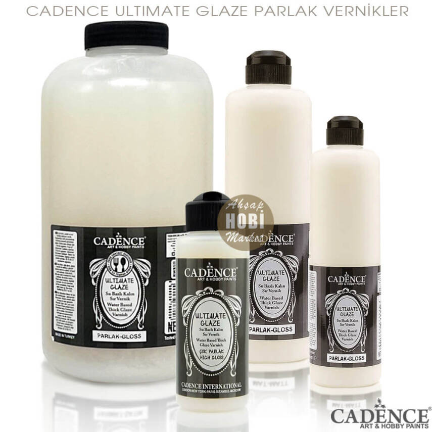 Cadence Ultimate Glaze Kalın Sır Vernik Parlak 250 ml - 3