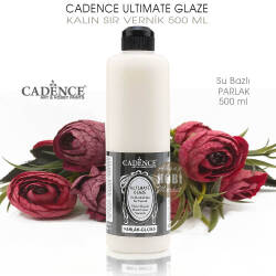 Cadence Ultimate Glaze Kalın Sır Vernik Parlak 500 ml - Cadence (1)