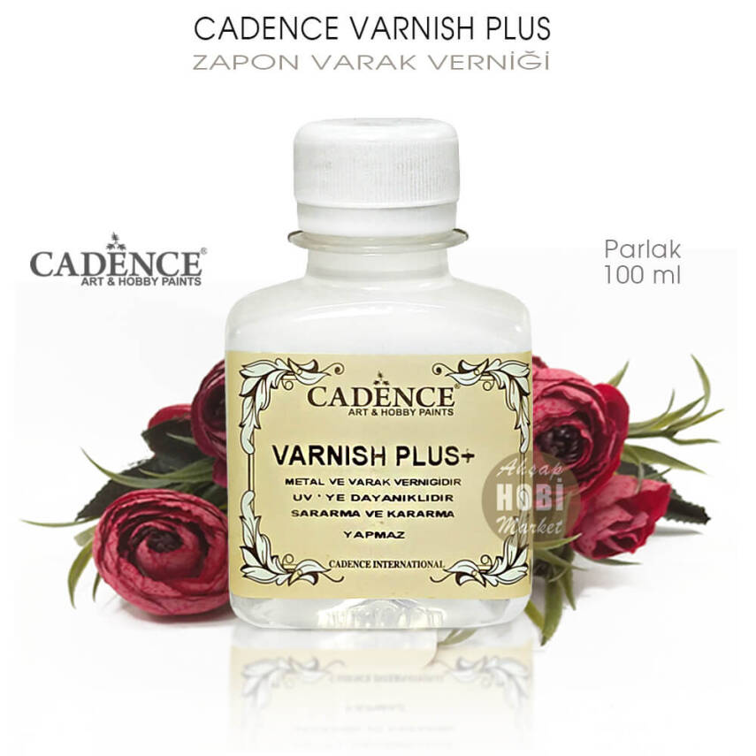 Cadence Varak Verniği Zapon Varnish Plus 100 ml - 2