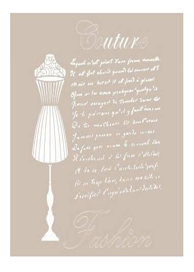 Cadence Vintage El Yazısı Temalı Stencil Şablon AS455 - 1