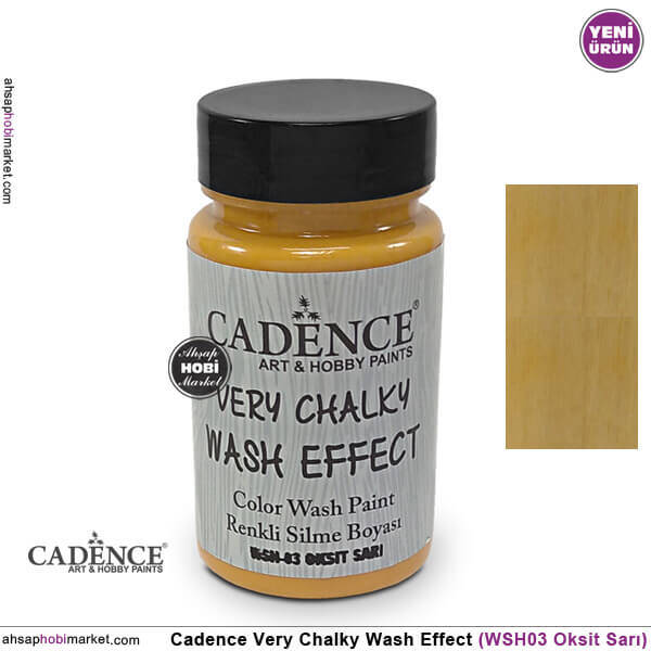 Cadence Wash Effect WSH03 Oksit Sarı 90 ml - 1