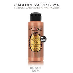 Cadence Yaldız Boya 103 Bakır Rengi 120 ml - Cadence (1)
