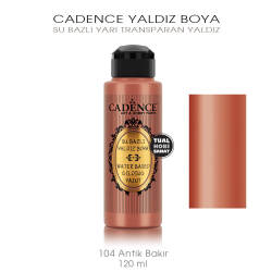 Cadence Yaldız Boya 104 Antik Bakır Rengi 120 ml - Cadence