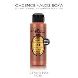 Cadence Yaldız Boya 104 Antik Bakır Rengi 120 ml - Cadence (1)