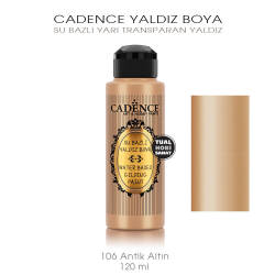Cadence Yaldız Boya 106 Antik Altın 120 ml - Cadence