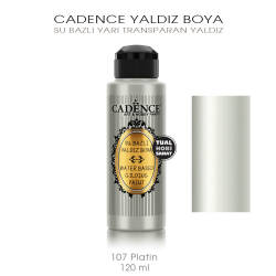Cadence Yaldız Boya 107 Platin Rengi 120 ml - Cadence