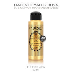 Cadence Yaldız Boya 110 Extra Gold 120 ml - Cadence (1)
