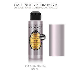 Cadence Yaldız Boya 113 Antik Gümüş 120 ml - Cadence