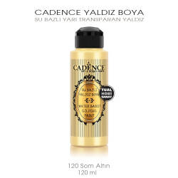 Cadence Yaldız Boya 120 Som Altın 120 ml - Cadence (1)