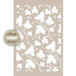 Cadence Yaprak Desenli Stencil Şablon AS417 - Cadence