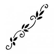 Cadence Yaprak Desenli Stencil Şablon K001 - Cadence