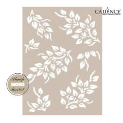 Cadence Yapraklı Dallar Temalı Stencil AS405 - Cadence
