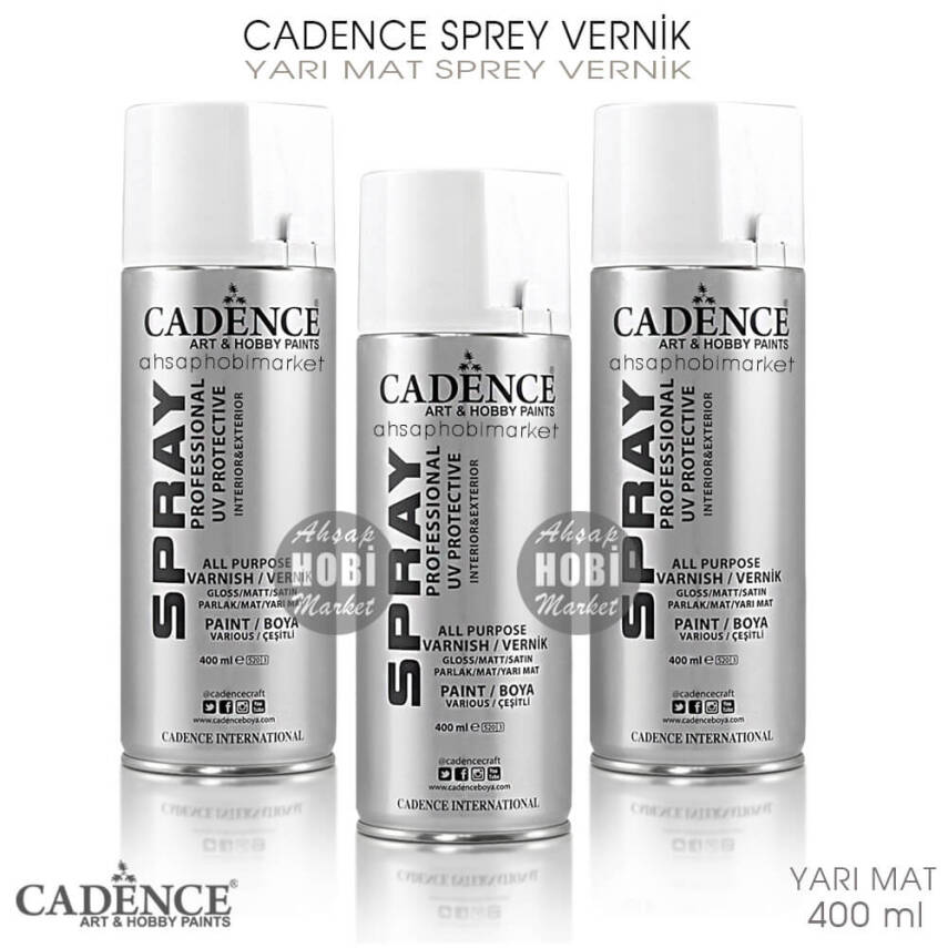 Cadence Yarı Mat Sprey Vernik 400 ml - 3