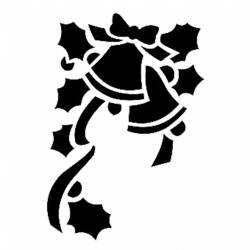 Cadence Yılbaşı Çanı Görünümlü Stencil Şablon D016 - Cadence