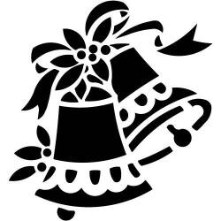 Cadence Yılbaşı Çanı Motifli Stencil Şablon D541 - Cadence