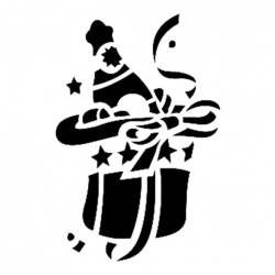 Cadence Yılbaşı Hediyesi Desenli Stencil D015 - Cadence