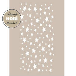 Cadence Yıldız Gece Temalı Stencil Şablon AS401 - Cadence