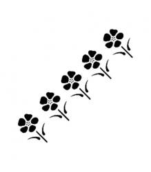 Cadence Yonca Şerit Motifli Stencil Şablon K104 - Cadence