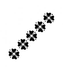 Cadence Yonca Şeriti Motifli Stencil Şablon K085 - Cadence