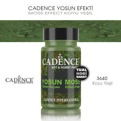 Cadence Yosun Efekt Boyası 3640 Koyu Yeşil 90 ml - Cadence