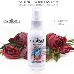 Cadence Your Fashion Sprey Kumaş Boyası 1100 Beyaz 100 ml - Cadence (1)