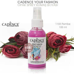 Cadence Your Fashion Sprey Kumaş Boyası 1103 Pembe 100 ml - Cadence (1)