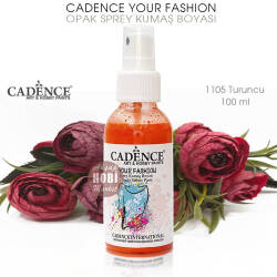 Cadence Your Fashion Sprey Kumaş Boyası 1105 Turuncu 100 ml - Cadence (1)