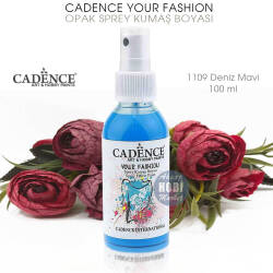 Cadence Your Fashion Sprey Kumaş Boyası 1109 Deniz Mavi 100 ml - Cadence (1)