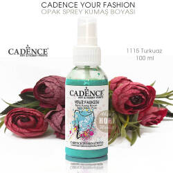 Cadence Your Fashion Sprey Kumaş Boyası 1115 Turkuaz 100 ml - Cadence (1)