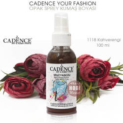 Cadence Your Fashion Sprey Kumaş Boyası 1118 Kahverengi 100 ml - Cadence (1)