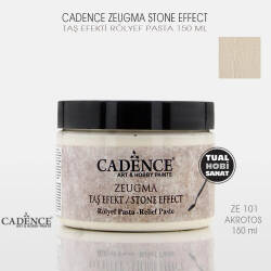 Cadence Zeugma Taş Efekt Rölyef Pasta ZE101 Akrotos 150 ml - Cadence