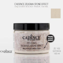 Cadence Zeugma Taş Efekt Rölyef Pasta ZE102 Satyros 150 ml - Cadence