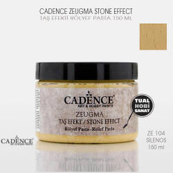 Cadence Zeugma Taş Efekt Rölyef Pasta ZE104 Silenos 150 ml - Cadence